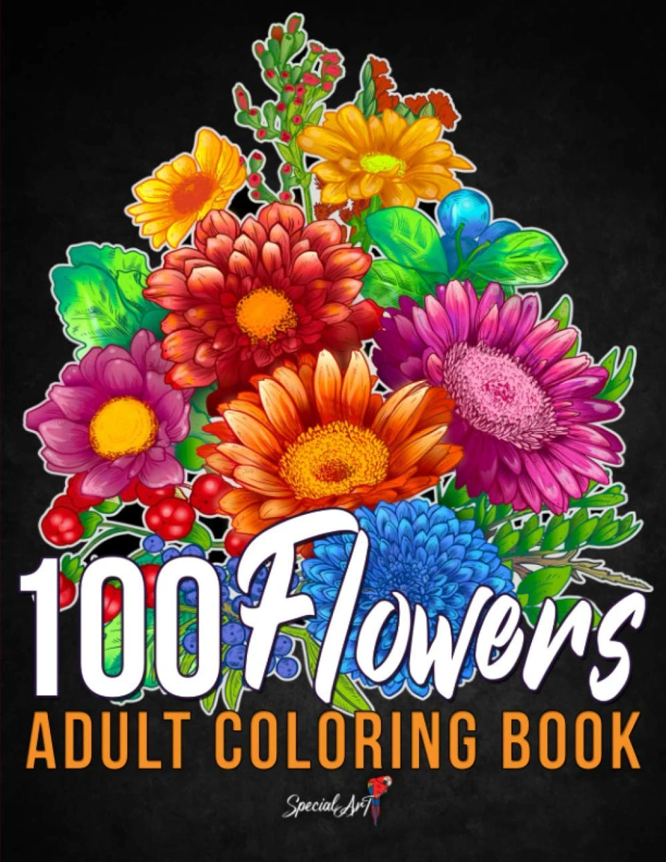 100 Flowers, Bouquets and Floral Patterns, front cover