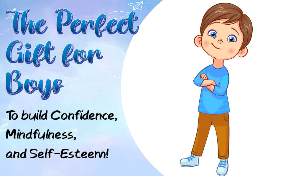 The perfect gift for boys to build confidence and self-esteem: a smiling boy with his arms crossed.