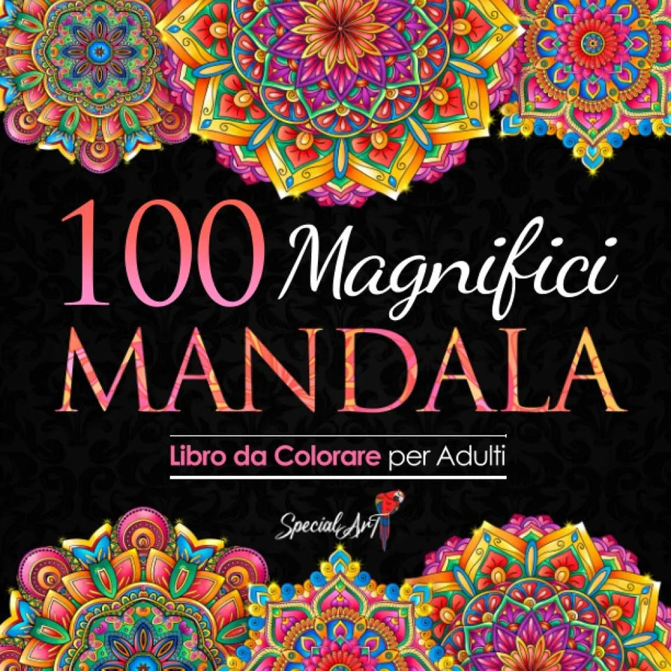 100 Magnifici Mandala da Colorare, Vol. 3, copertina