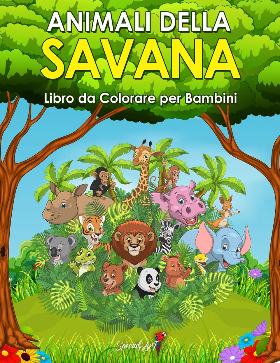 Animali della Savana, copertina