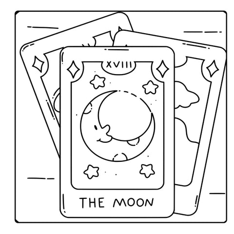 A page to color from Spooky Things