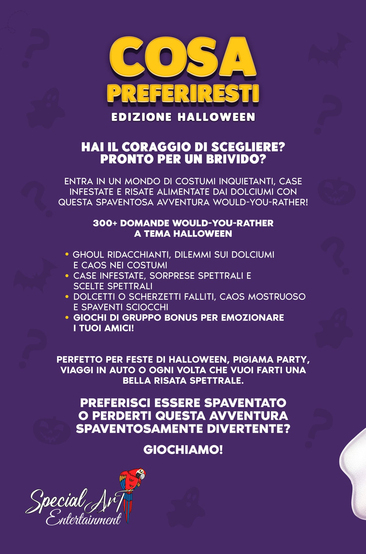 Cosa Preferiresti - Edizione Halloween: anteprima del libro