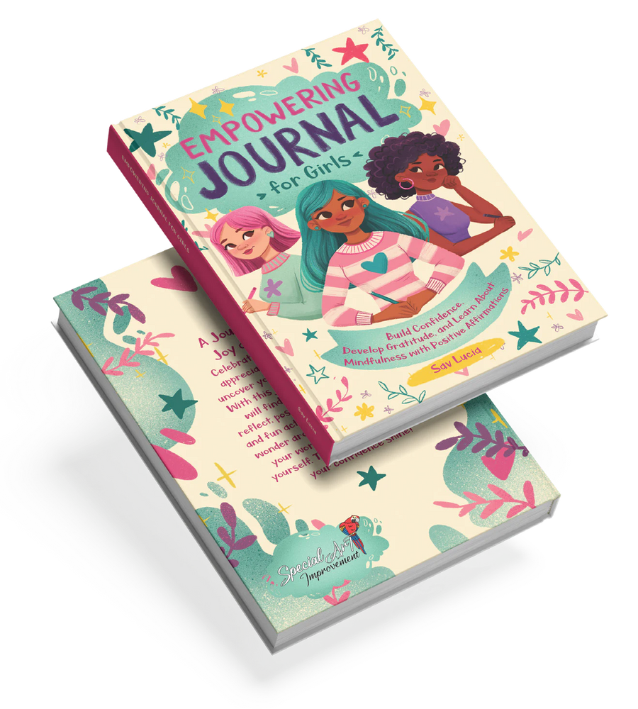 Two copies of Empowering Journal for Girls