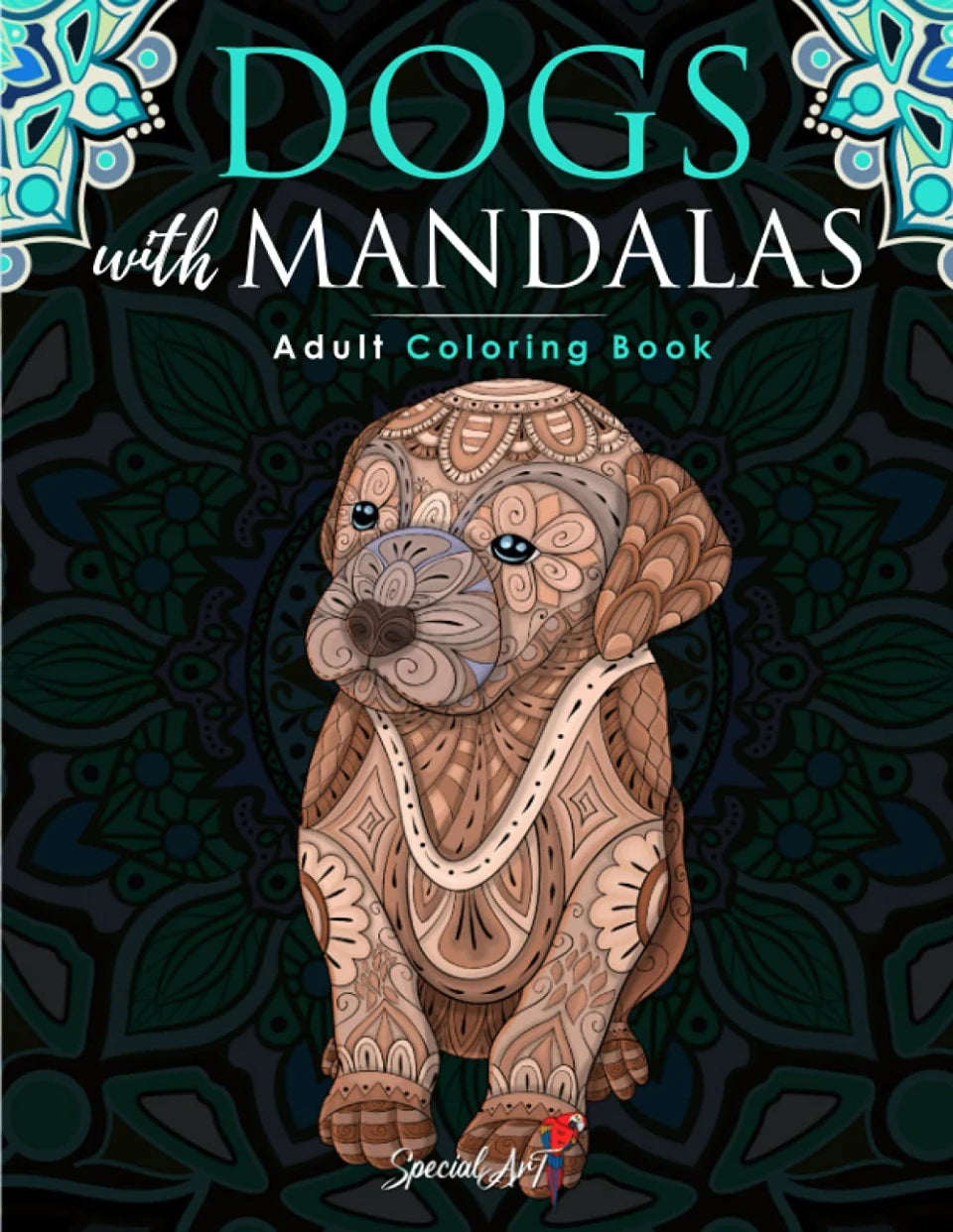 Dogs with Mandalas, front cover