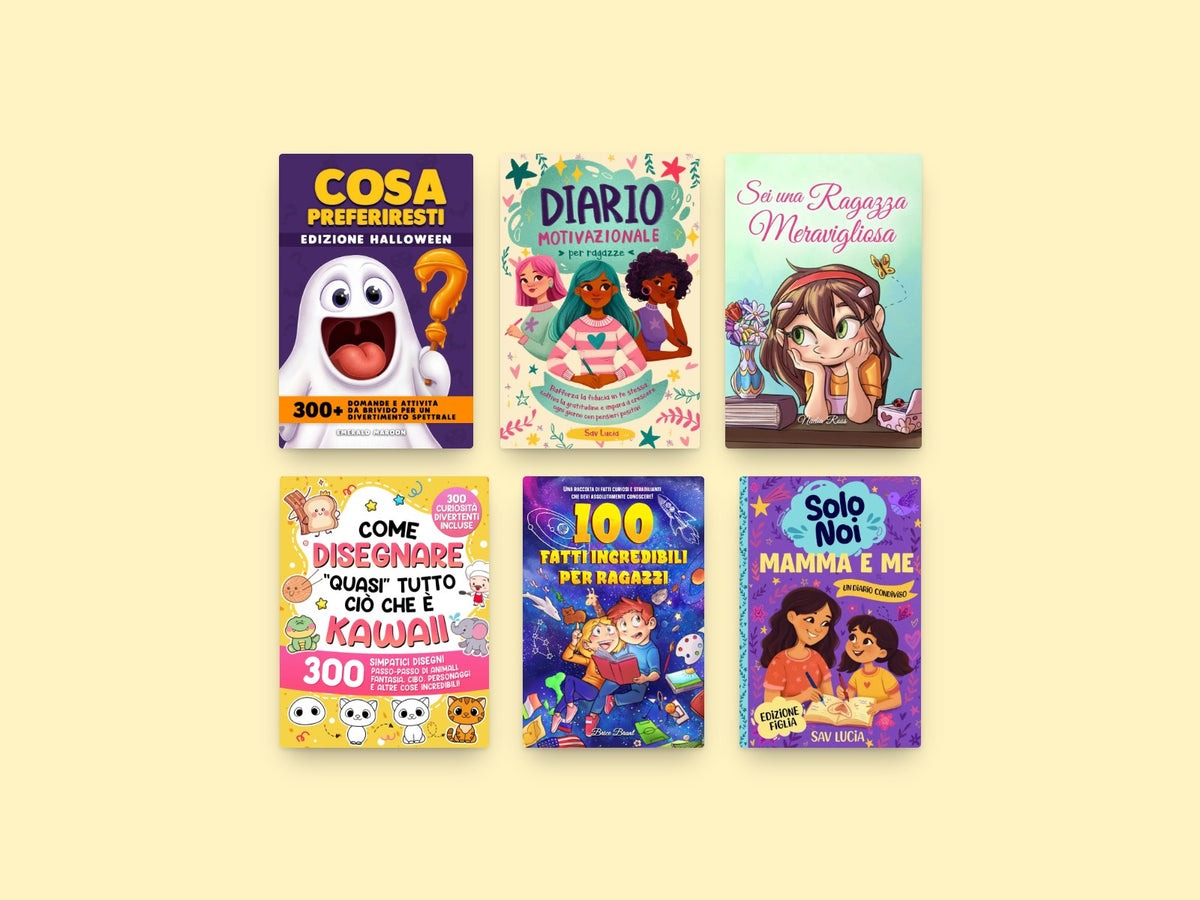 Sei libri Special Art in italiano da regalare a una ragazza dagli 8 ai 10 anni