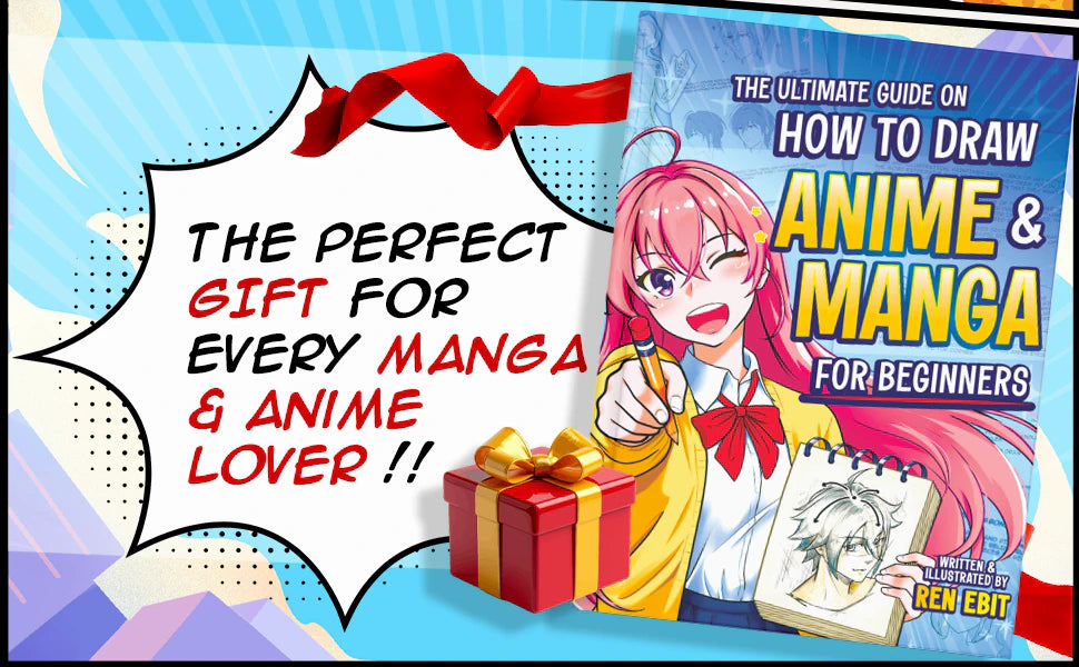 The perfect gift for every manga and anime lover: the book with a red gift box.