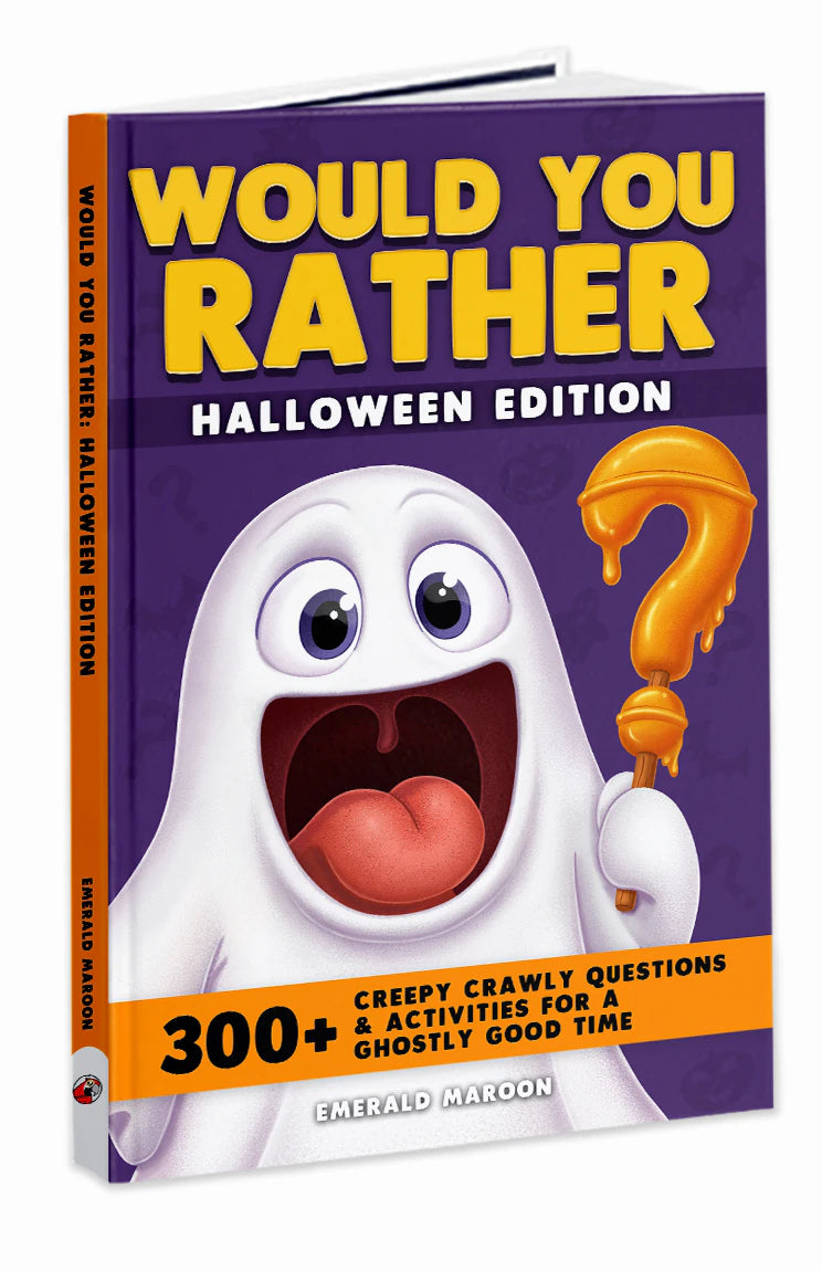 Would You Rather Halloween Edition by Emerald Maroon, the book standing