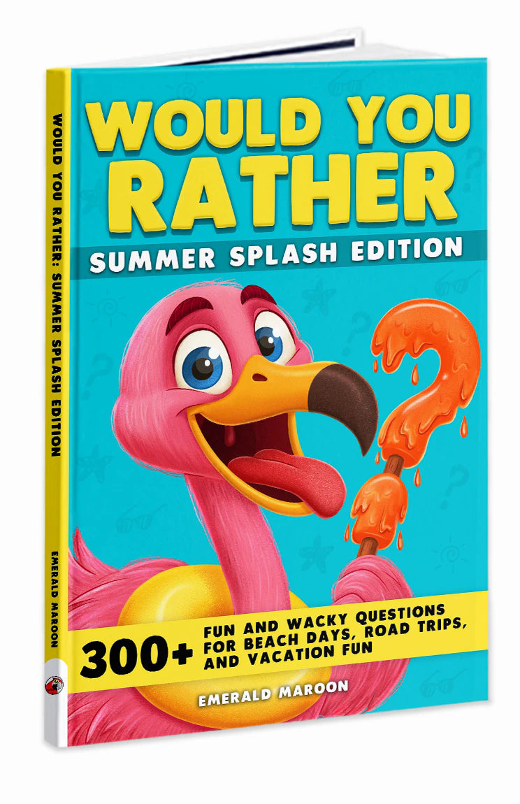 Would You Rather Summer Splash Edition by Emerald Maroon, the book standing