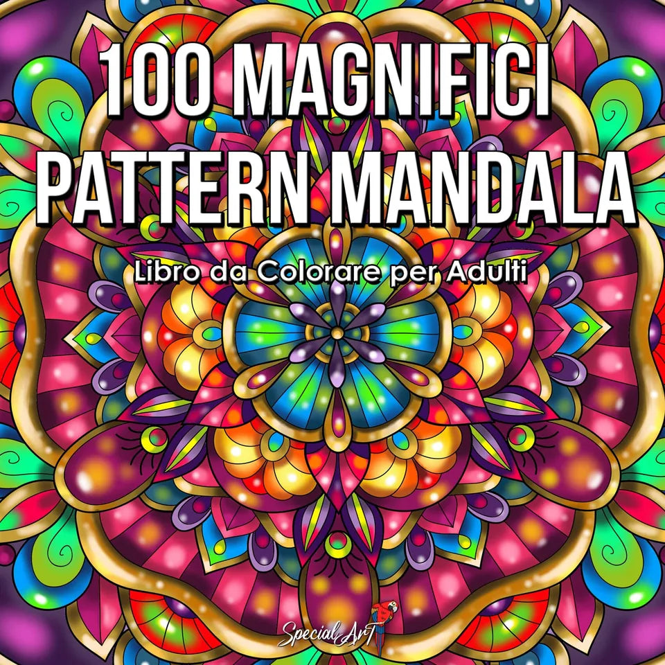 100 Magnifici Pattern Mandala, copertina