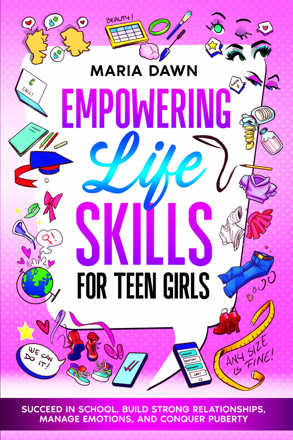 Empowering Life Skills for Teen Girls, front cover