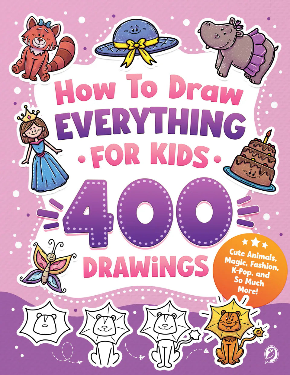 How to Draw Everything for Kids (400), Purple Edition, front cover