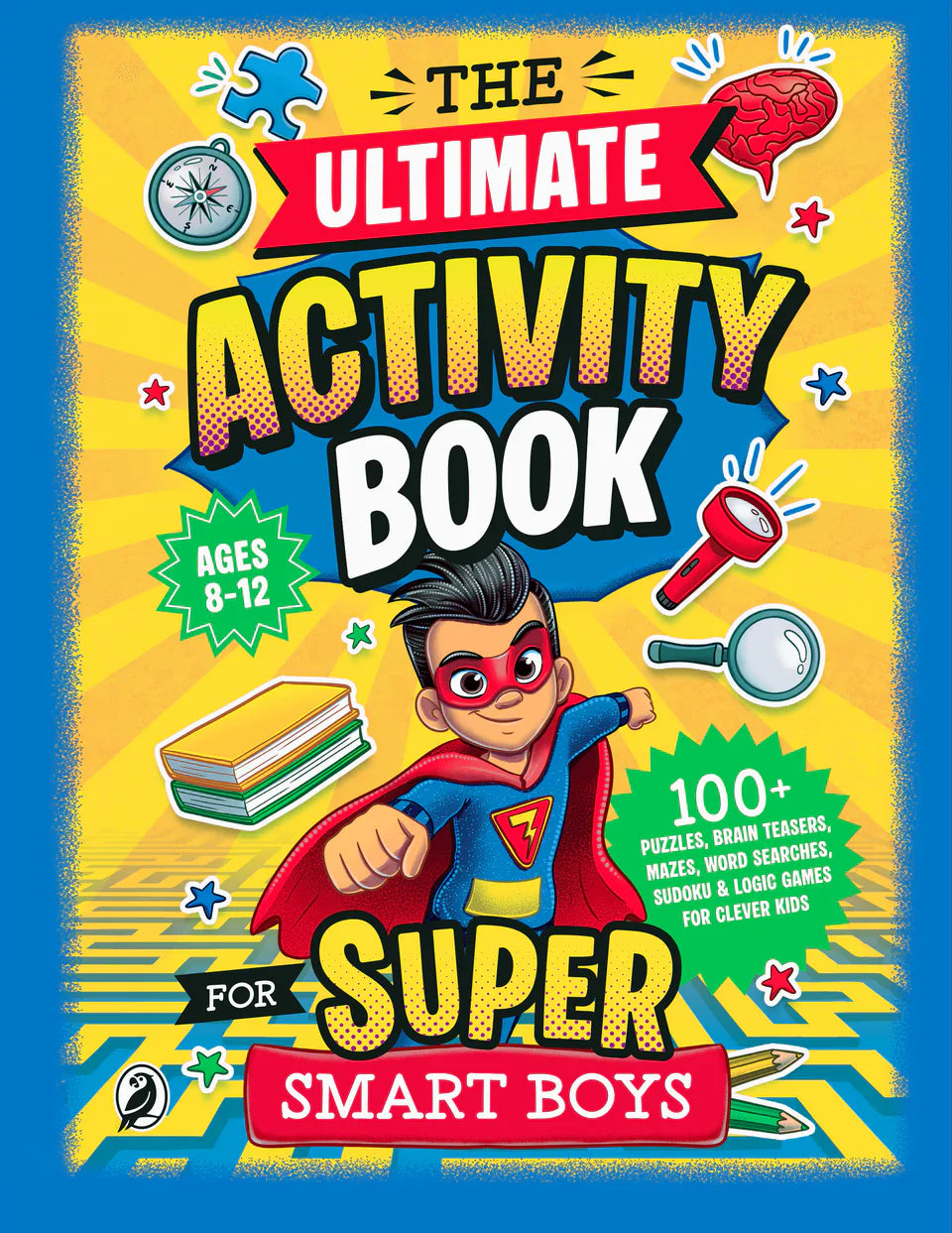 The Ultimate Activity Book for Super Smart Boys, front cover