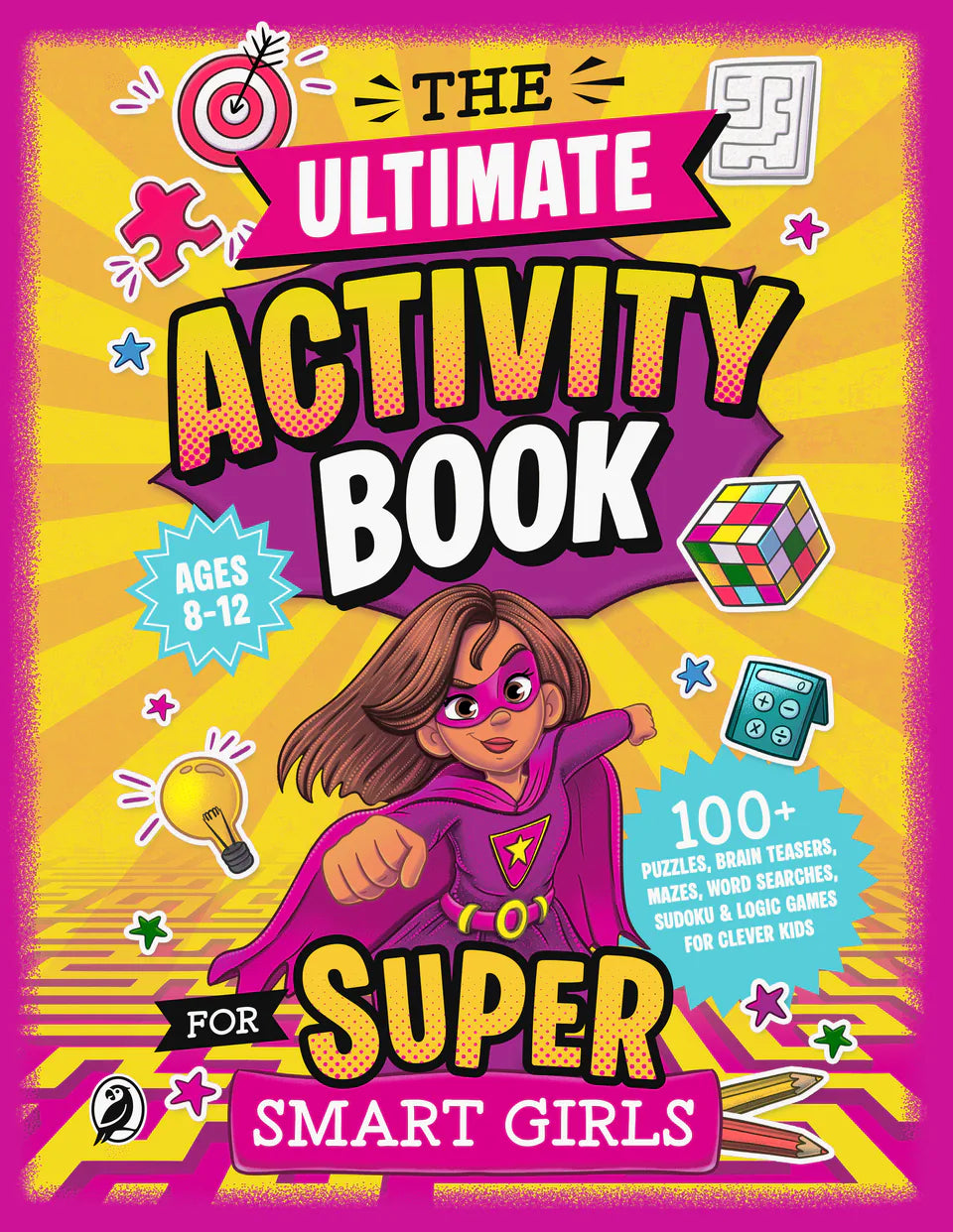 The Ultimate Activity Book for Super Smart Girls, front cover