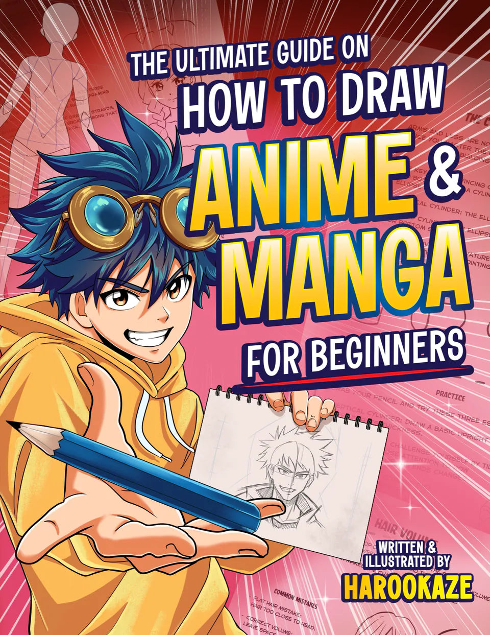 The Ultimate Guide on How to Draw Anime & Manga for Beginners, by Harookaze, front cover