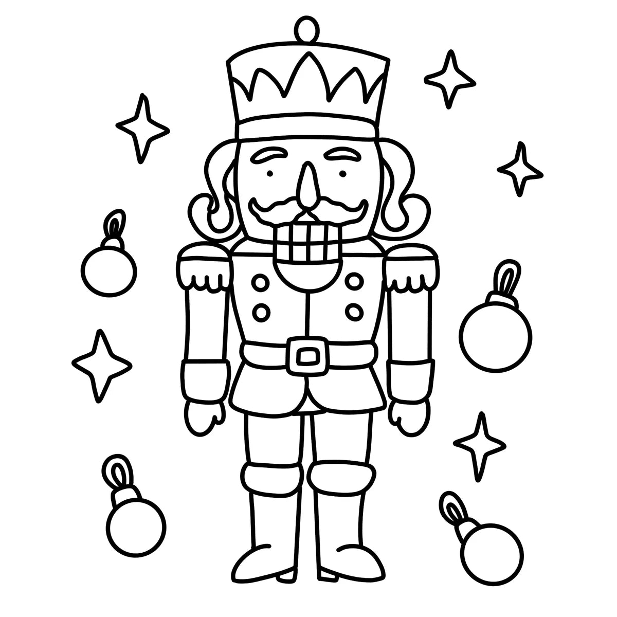 Cozy Winter, inside page: The nutcracker