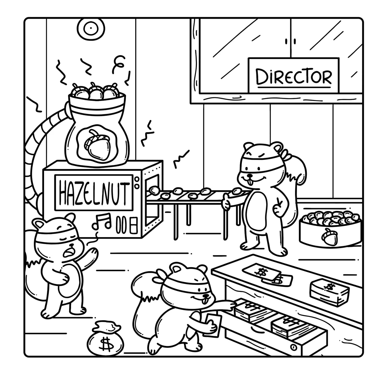 Funny Crimes, inside page: The great hazelnut heist