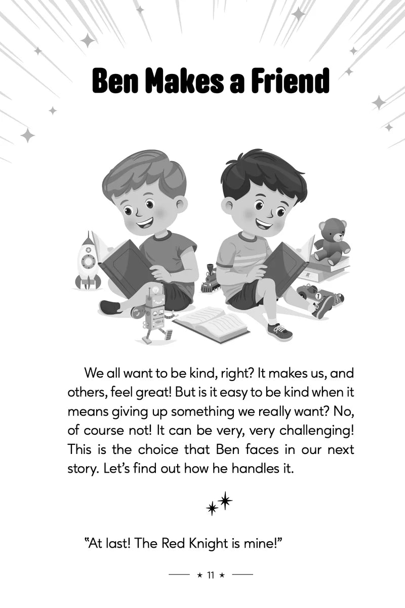 You Shine, Amazing Boy, inside page: Ben Makes a Friend