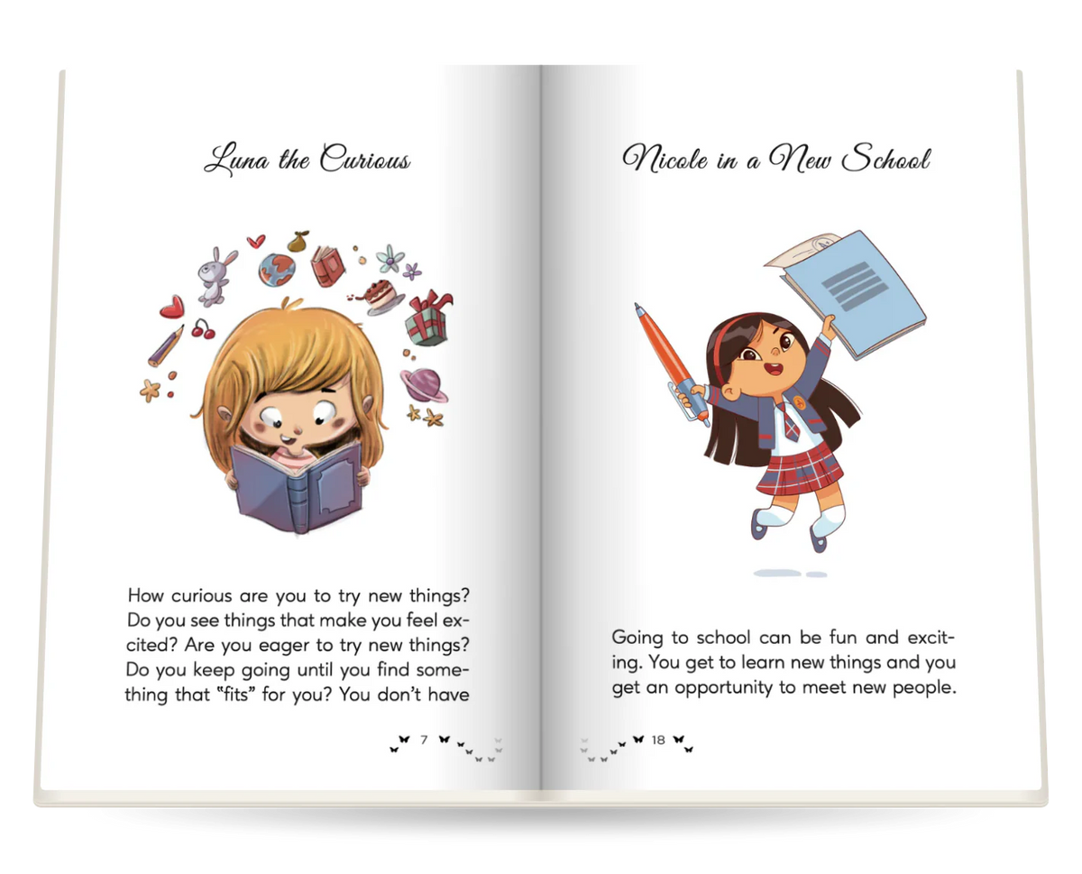 You Are an Amazing Girl open at Luna the Curious and Nicole in a New School