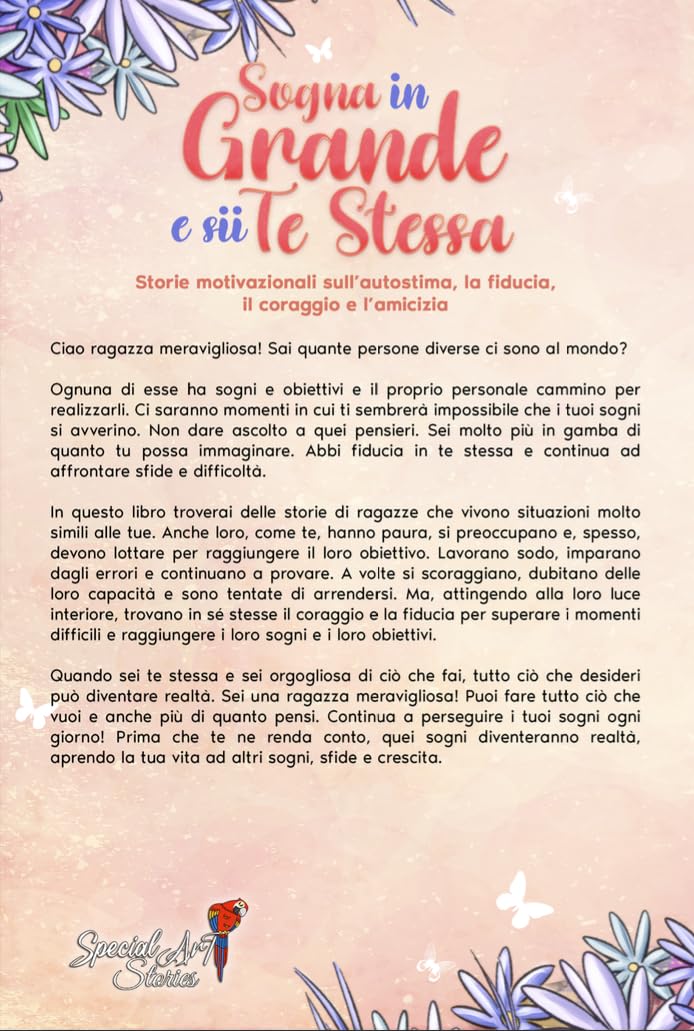 Sogna in Grande e sii Te Stessa: anteprima del libro