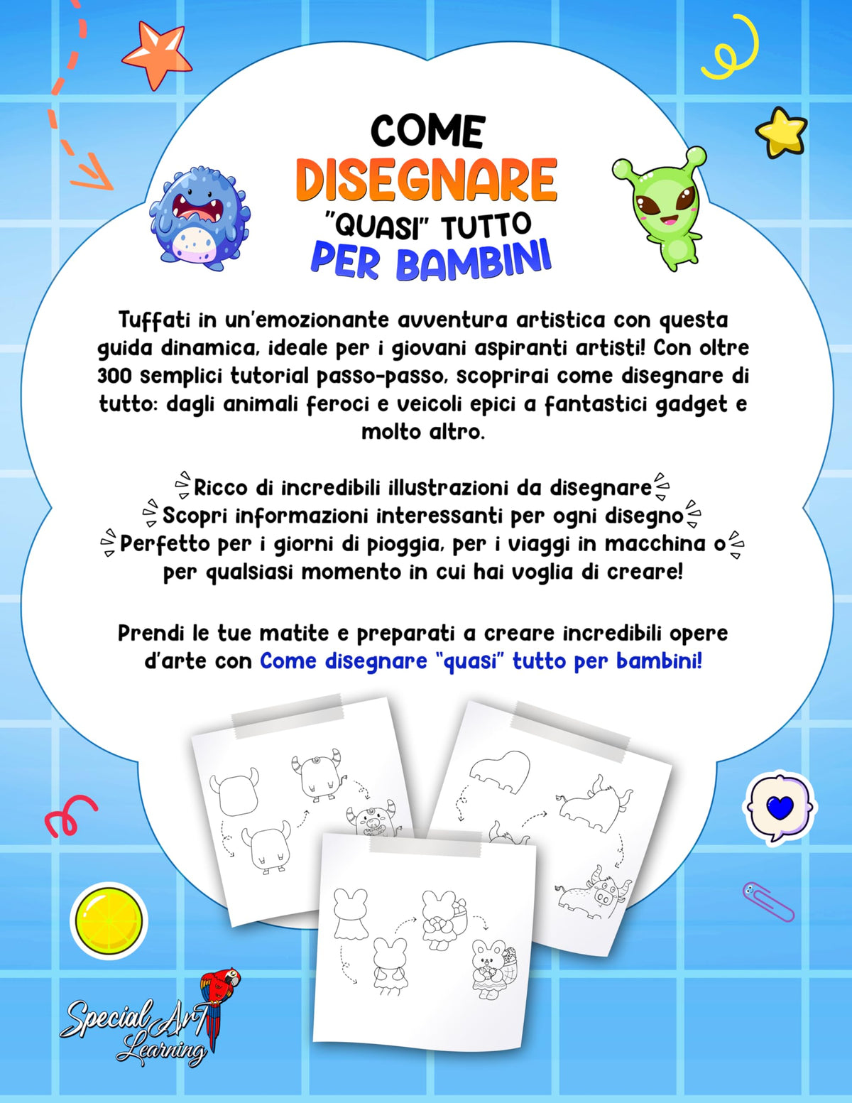Come Disegnare "quasi" Tutto per Bambini: anteprima del libro